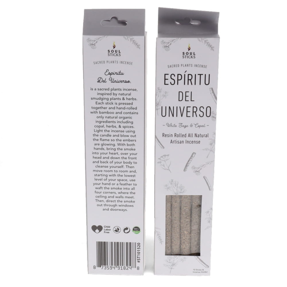 Soul Sticks Natural Resin Incense WHITE SAGE & COPAL