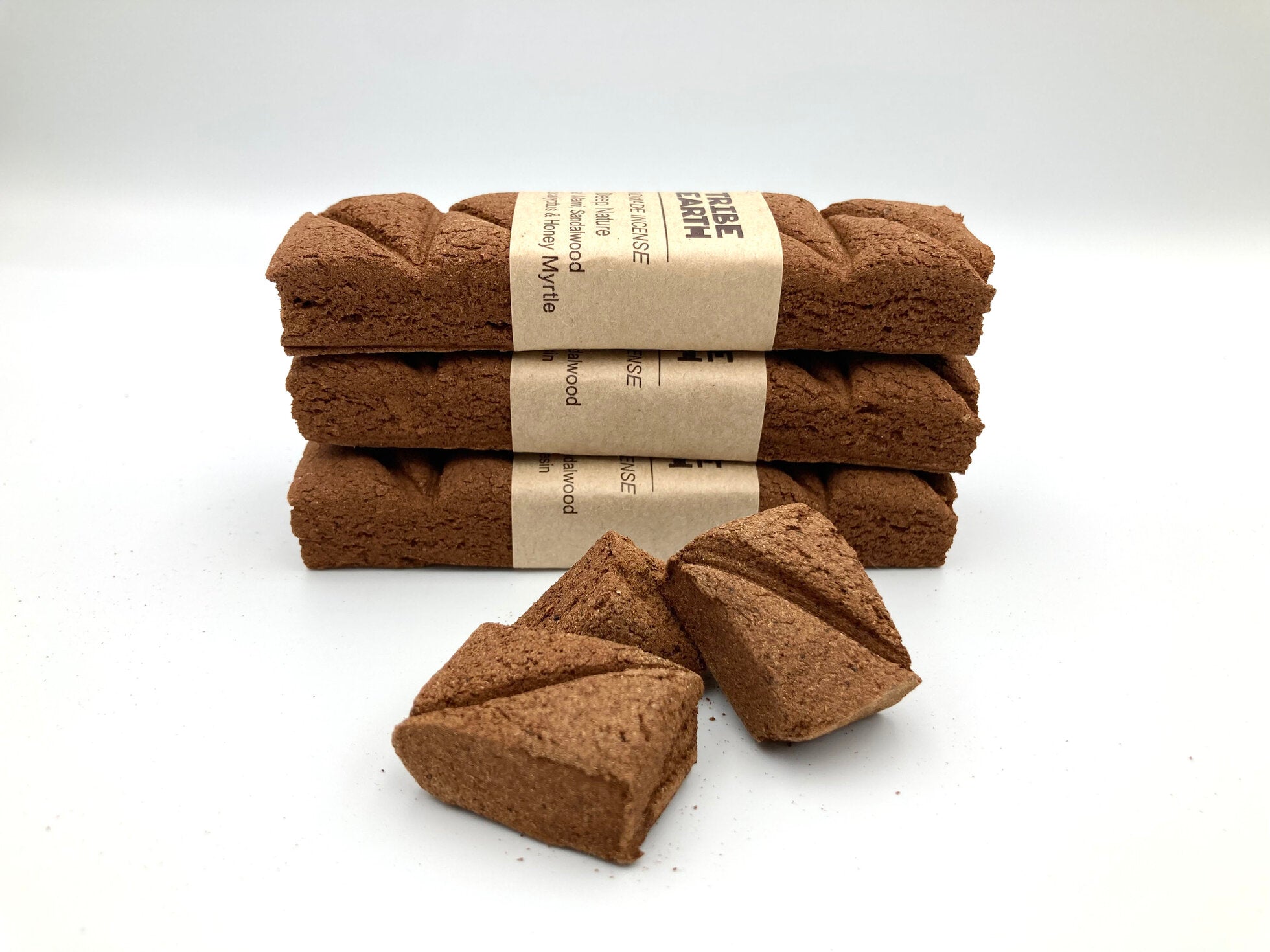 Tribe Earth DEEP NATURE Balga, Marri, Sandalwood, Lemon Eucalyptus and Honey Myrtle Incense Plank