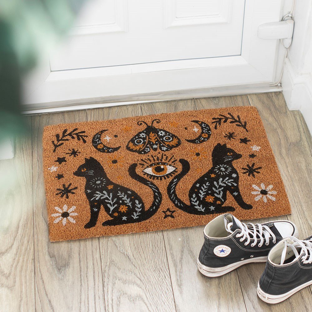 Frightful Folk Cat Doormat