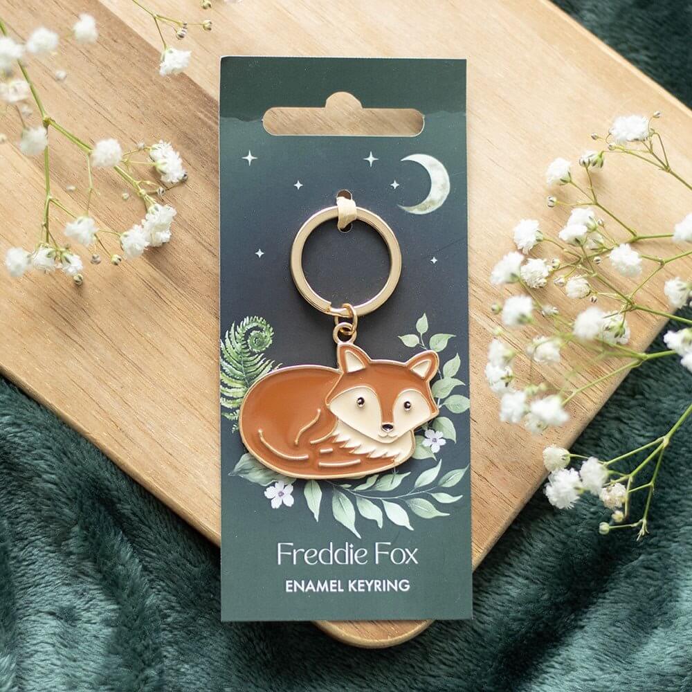 Freddie Fox Enamel Keyring