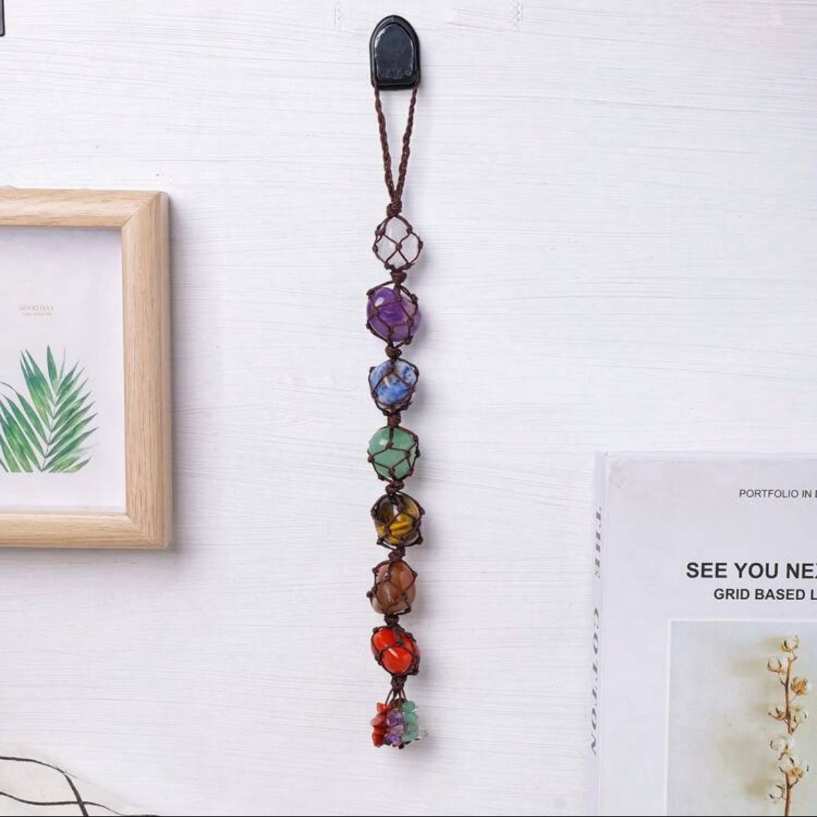 Healing Chakra Stone Pendant Hanger