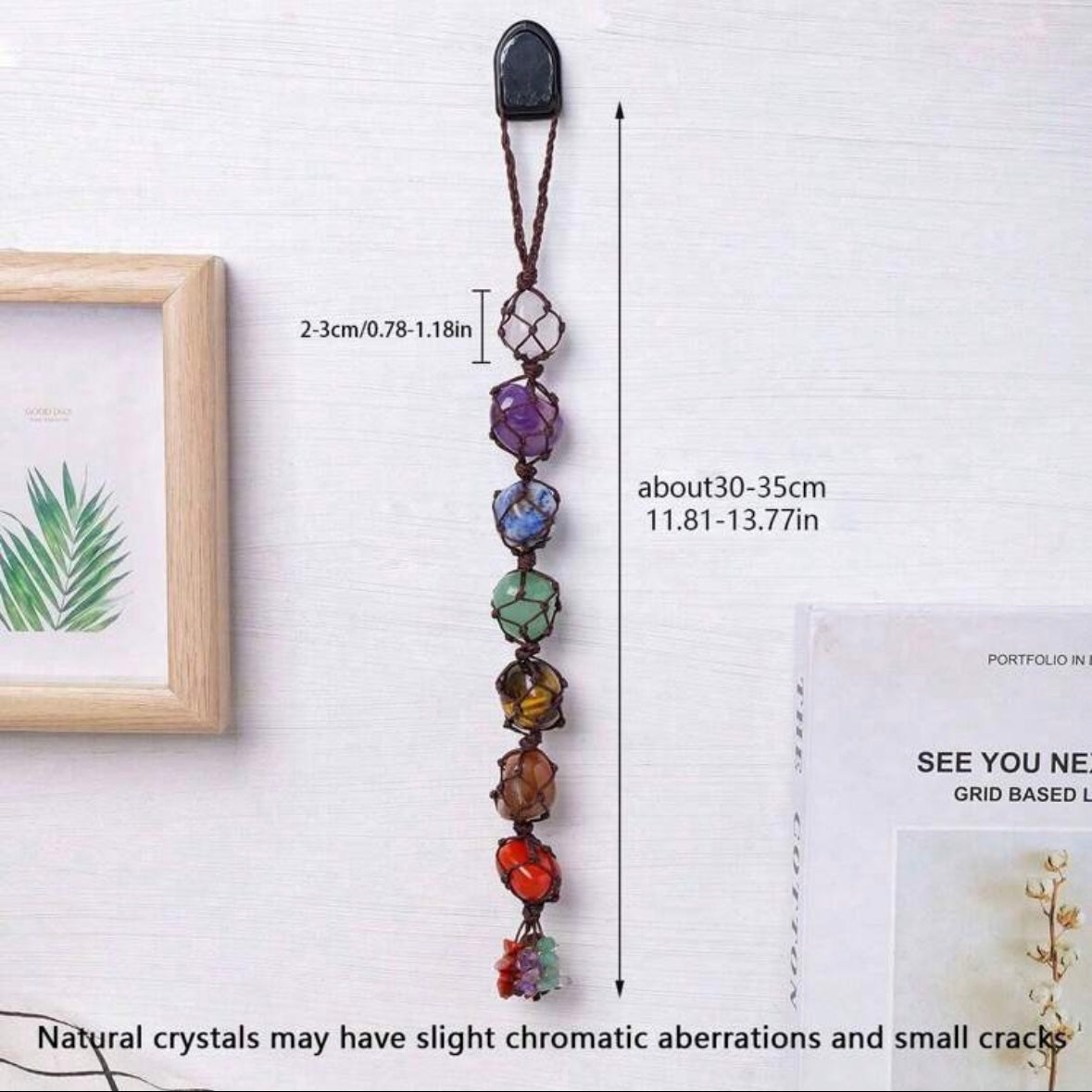 Healing Chakra Stone Pendant Hanger