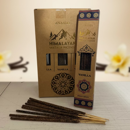 Ananda Organic Natural Himalayan Smudge Incense VANILLA