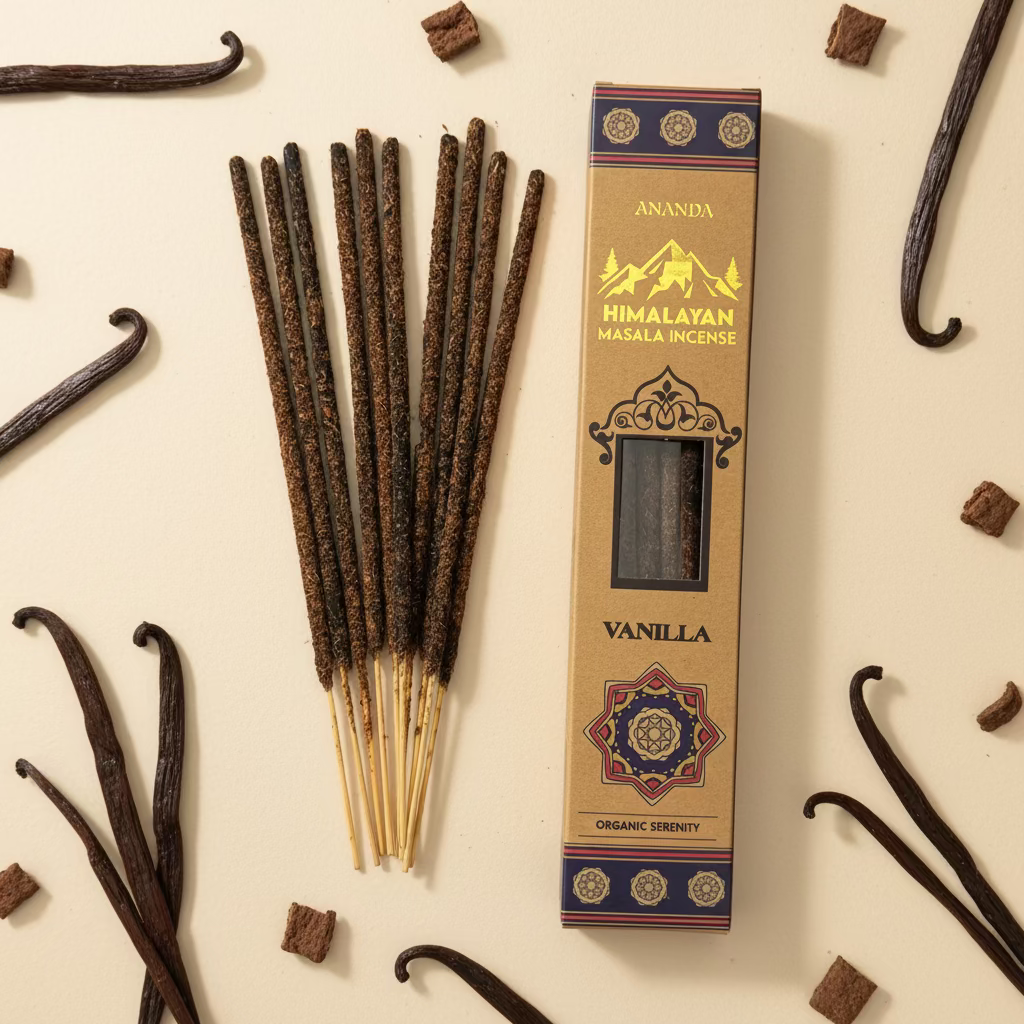 Ananda Organic Natural Himalayan Smudge Incense VANILLA