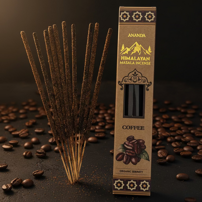 Ananda Organic Natural Himalayan Smudge Incense COFFEE