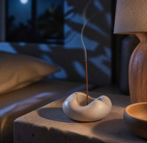 Minimalist Cloud Ceramic Incense Holder