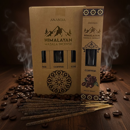 Ananda Organic Natural Himalayan Smudge Incense COFFEE