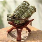 Abalone Shell Tripod Stand smudge stick Holder