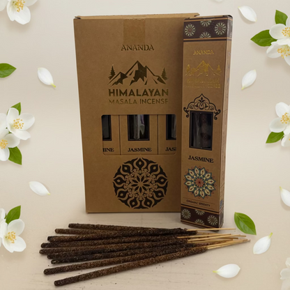 Ananda Organic Natural Himalayan Smudge Incense JASMINE