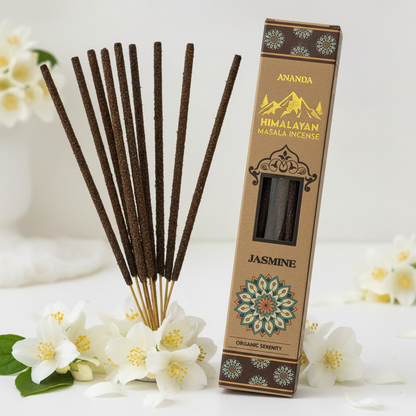 Ananda Organic Natural Himalayan Smudge Incense JASMINE