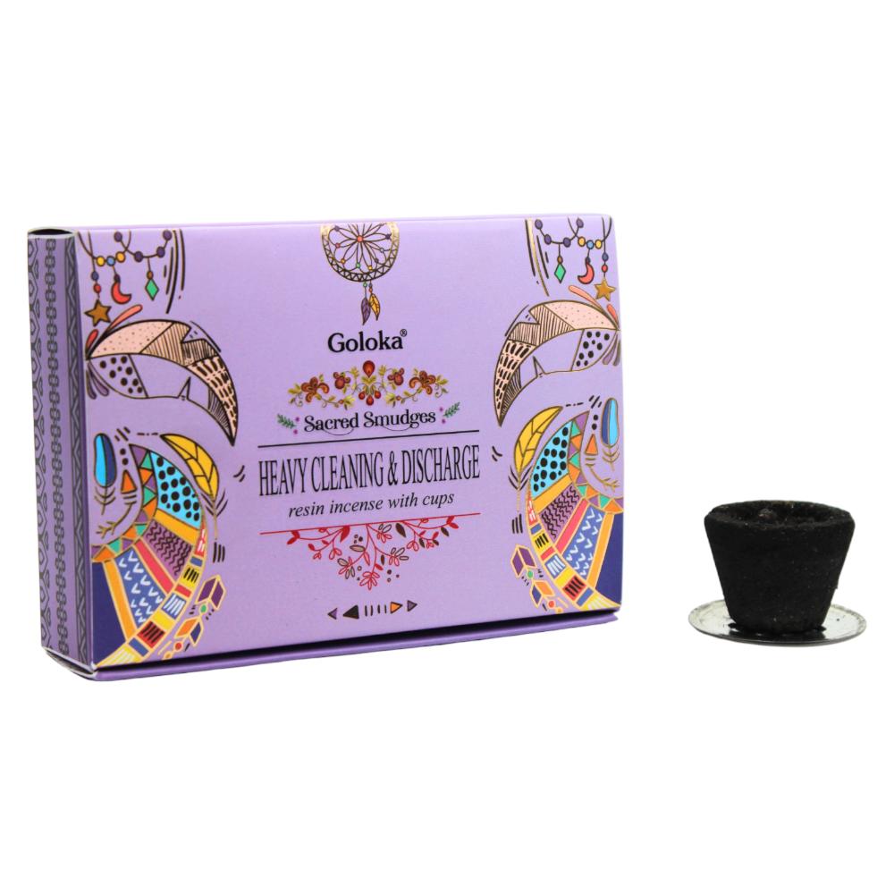 Goloka Resin Smudge Cups HEAVY CLEANING & DISCHARGE