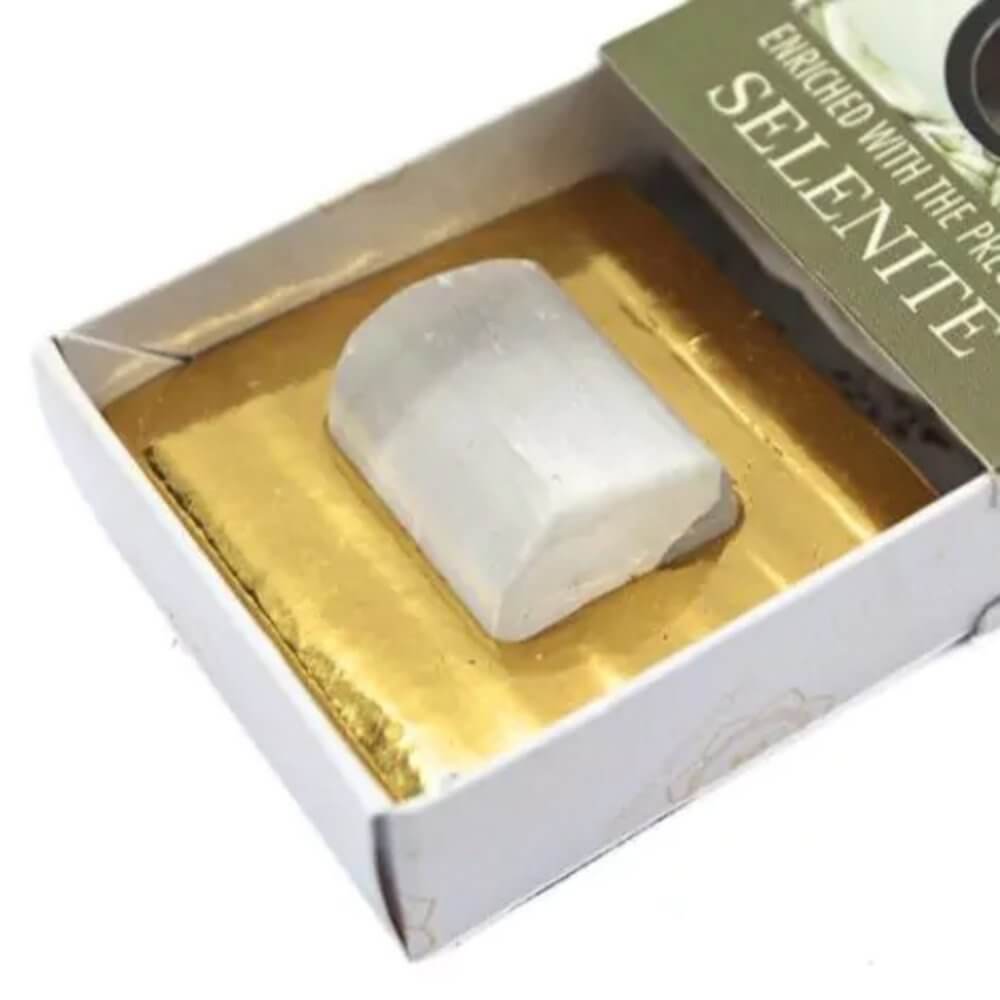 Green Tree Gemstone PURIFICATION Incense WHITE SAGE & SELENITE