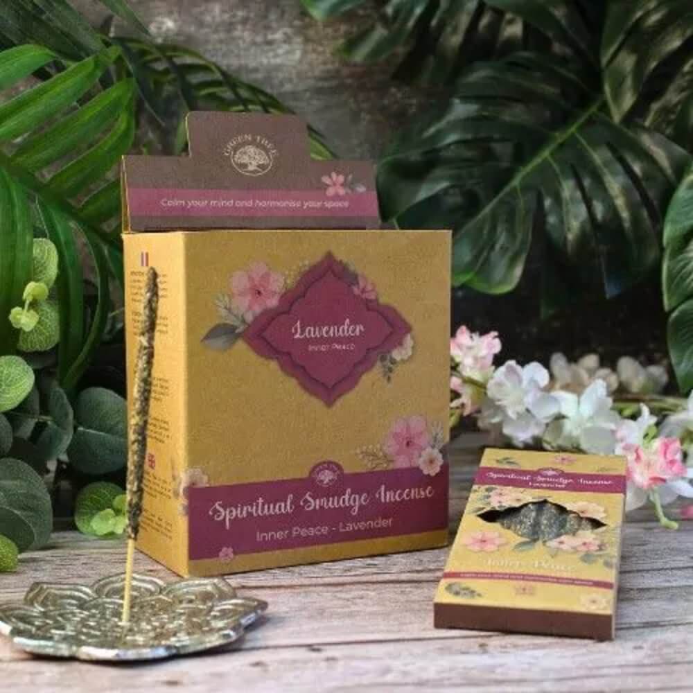 Green Tree Smudge Incense LAVENDER for Inner Peace
