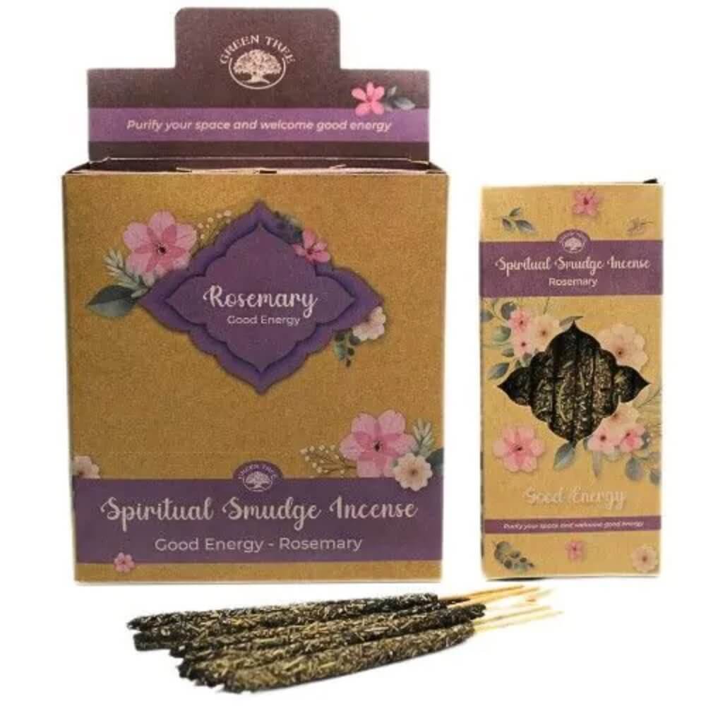 Green Tree Smudge Incense ROSEMARY for Good Energy