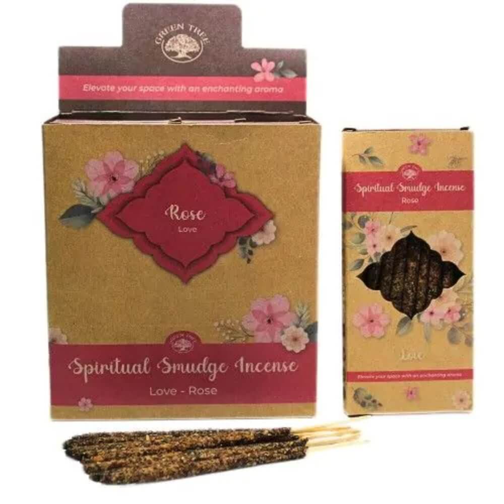 Green Tree Smudge Incense ROSE for Love