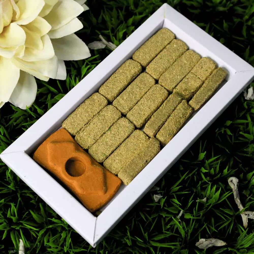 Green Tree WHITE SAGE Smudge Bricks Incense