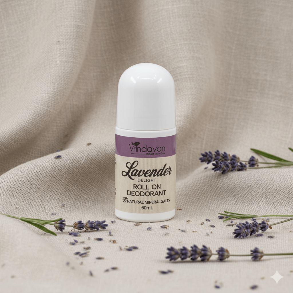 Vrindavan Natural Deodorant LAVENDER DELIGHT