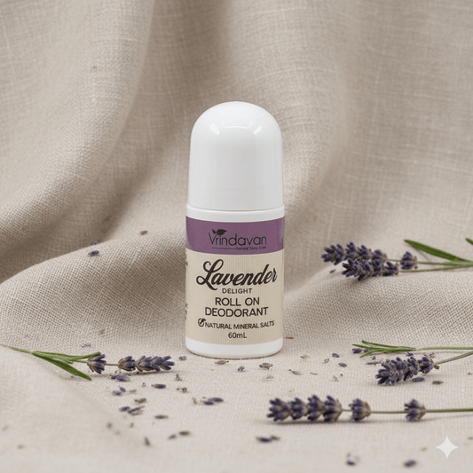 Vrindavan Natural Deodorant LAVENDER DELIGHT