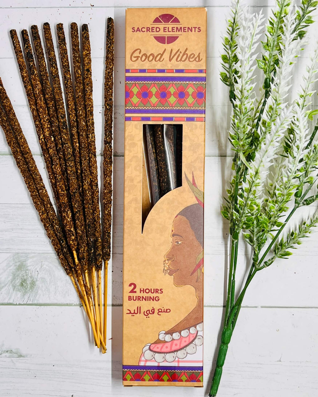 Sacred Elements Artisan Organic Incense GOOD VIBES