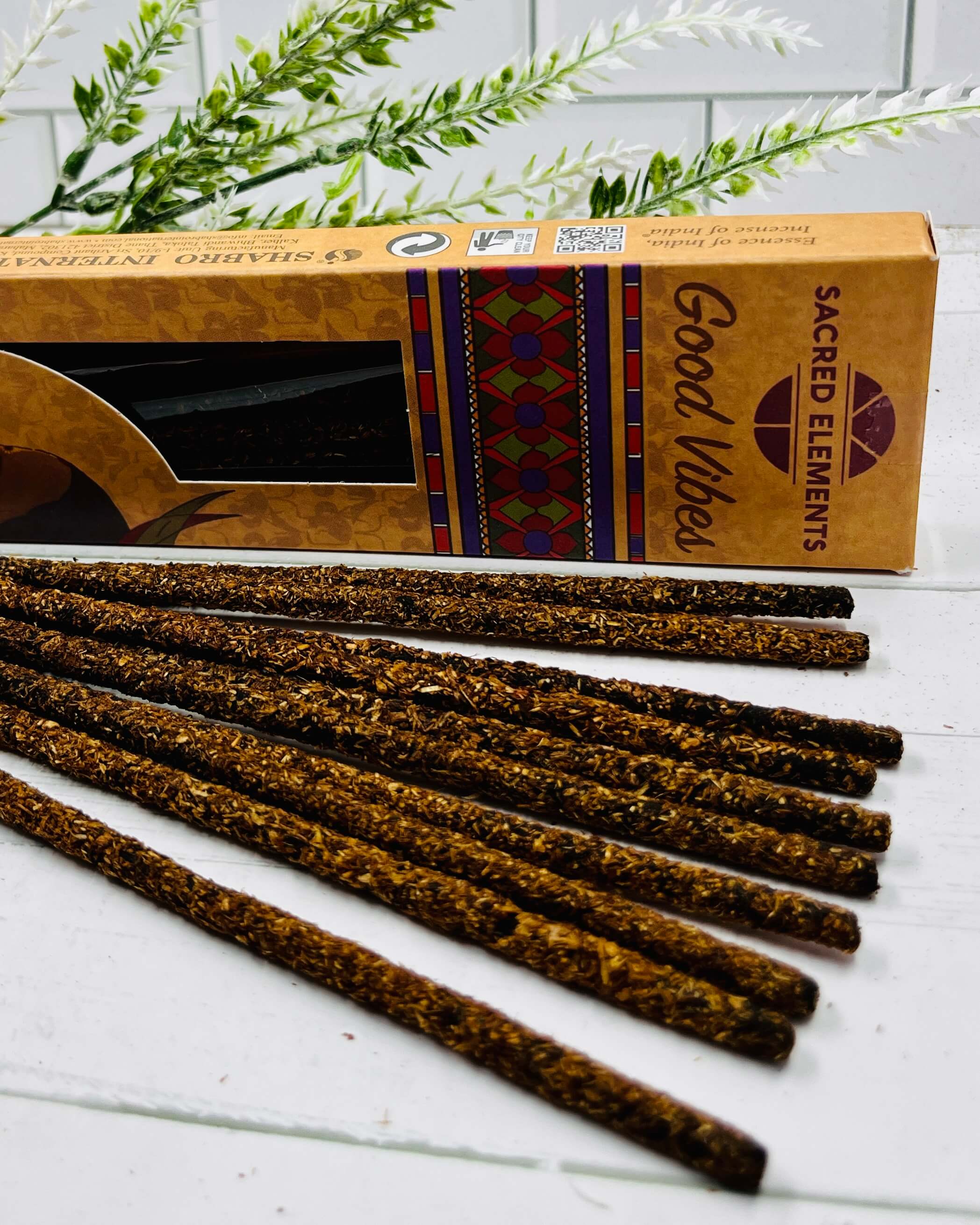 Sacred Elements Artisan Organic Incense GOOD VIBES