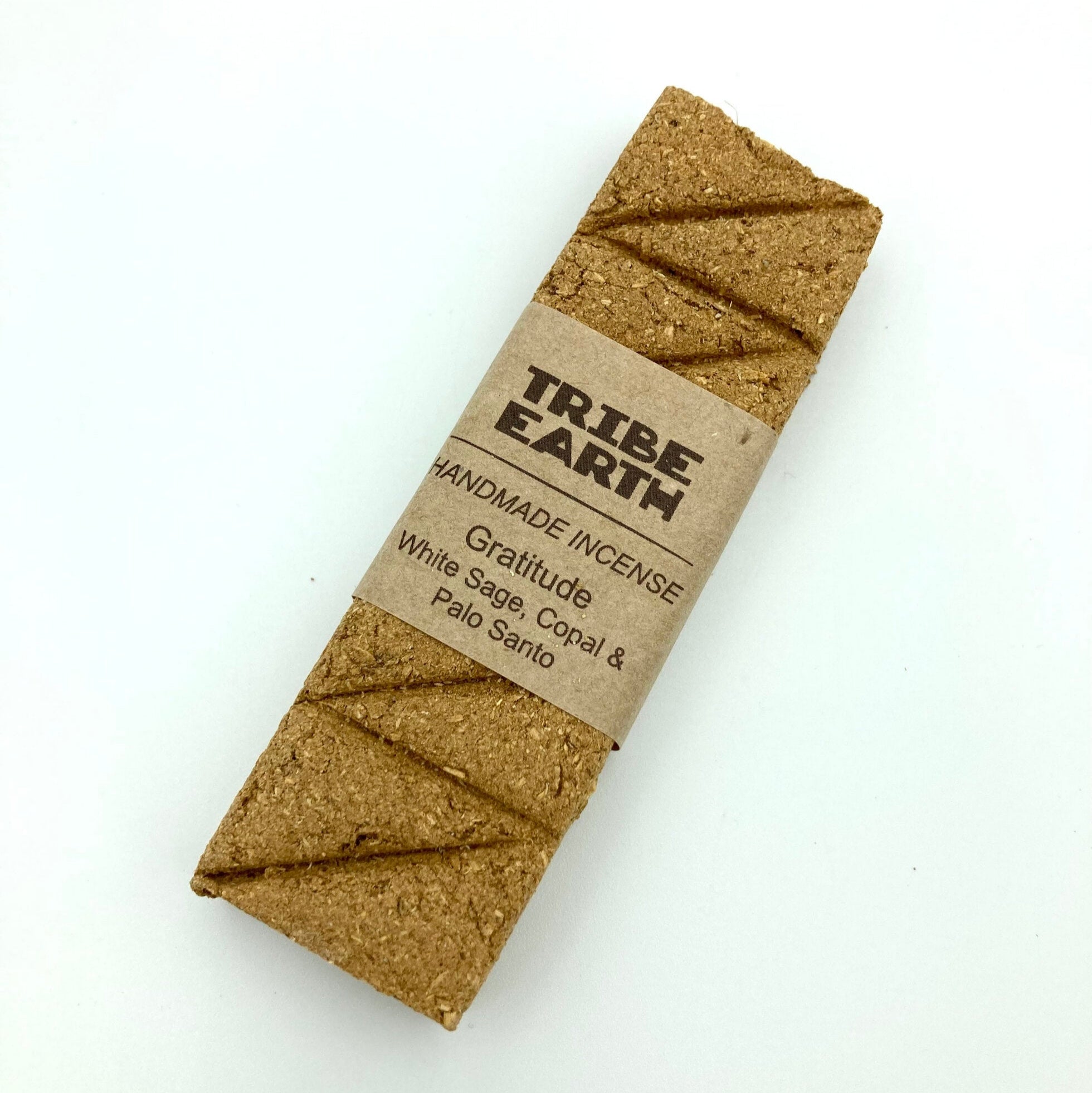 Tribe Earth GRATITUDE Palo Santo, Copal & White Sage  Incense Plank