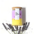 Soy Wax Handmade Candle ICED LEMON LAVENDER LATTE