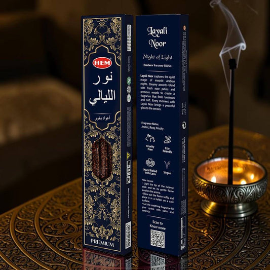 Hem Bakhoor Incense LAYALI NOOR