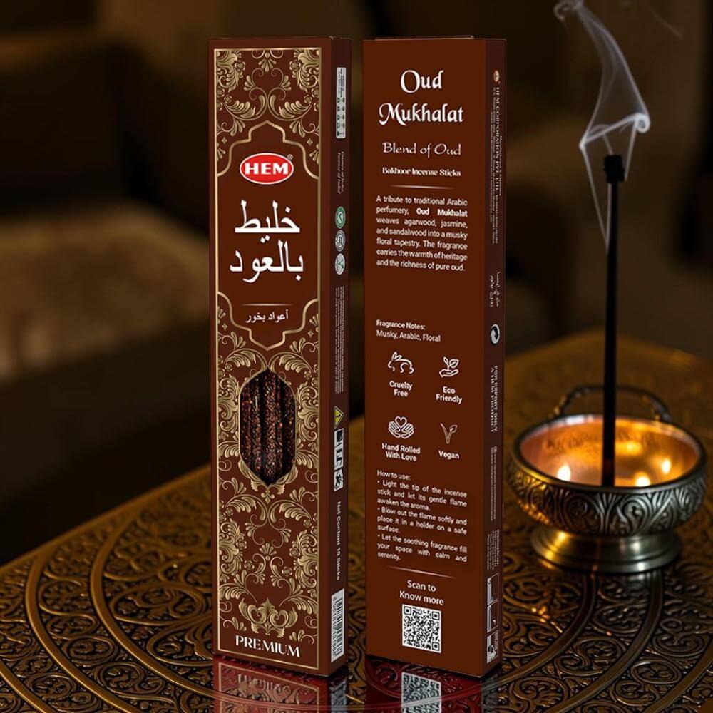 Hem Bakhoor Incense OUD MUKHALAT