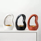 Resin Basket Shaped Incense Burner