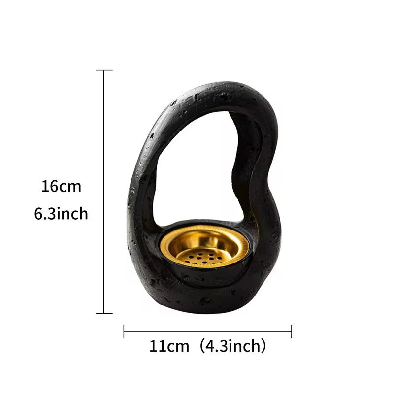 Resin Basket Shaped Incense Burner