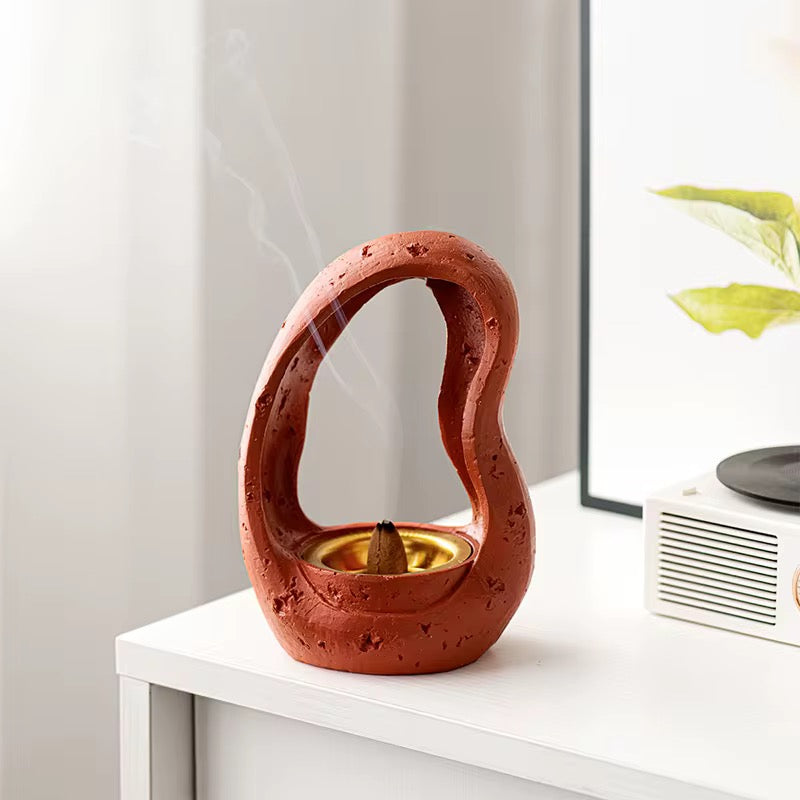 Resin Basket Shaped Incense Burner