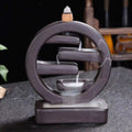 Zen Circle Ceramic Backflow Incense Cone Holder