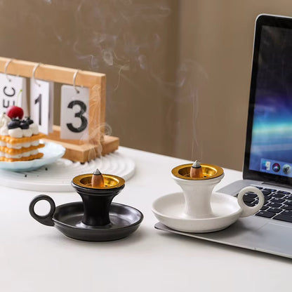 Cup shaped Ceramic Incense Holder