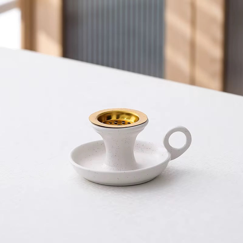 Cup shaped Ceramic Incense Holder