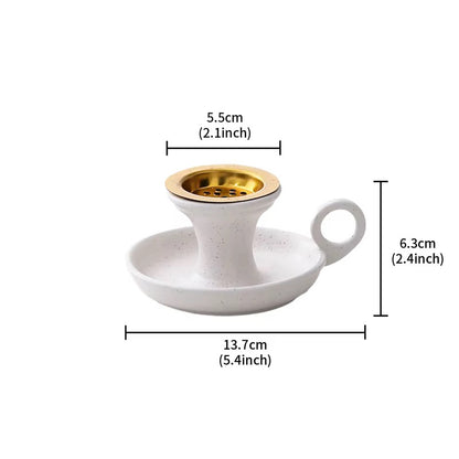Cup shaped Ceramic Incense Holder
