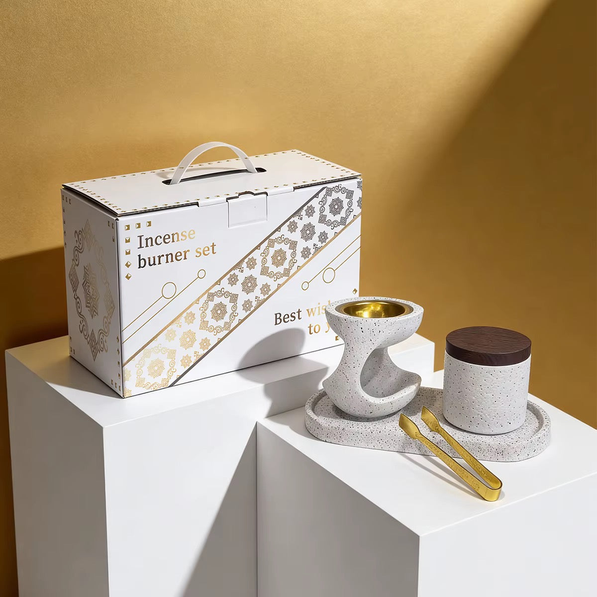 Incense Burner Matching Set Gift Box