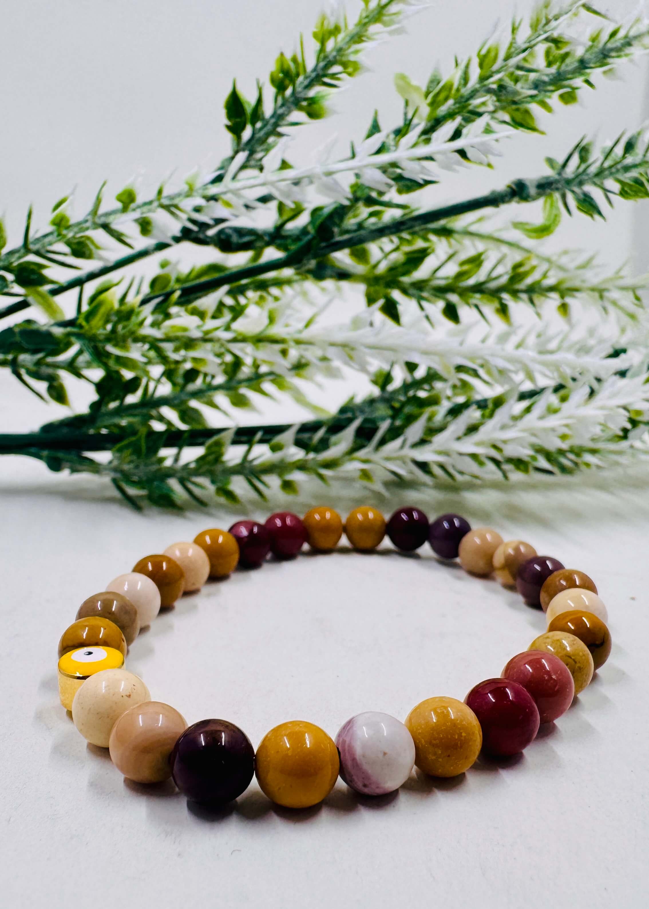 Mookaite Jasper Healing Bracelet - Meditation