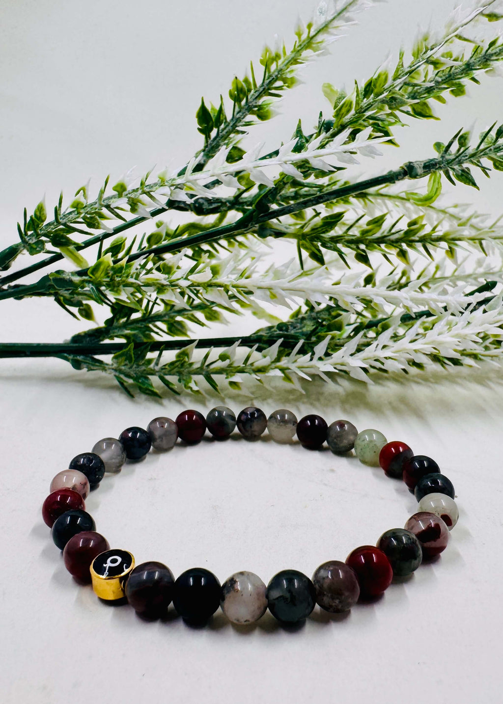 Bloodstone Healing Bracelet - Centering