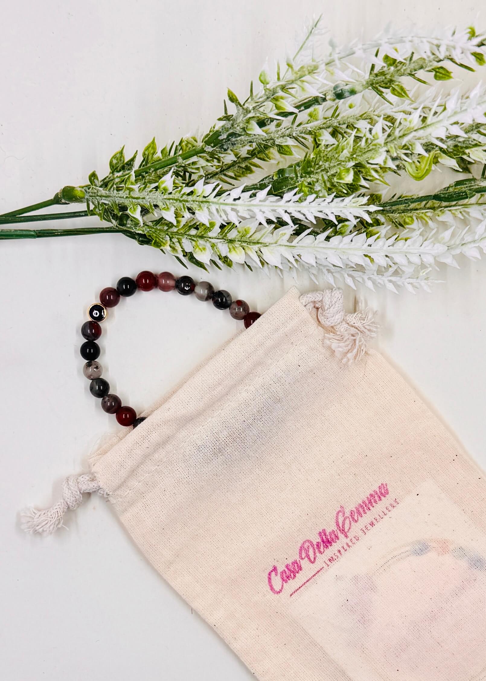 Bloodstone Healing Bracelet - Centering