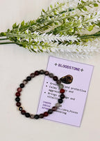 Bloodstone Healing Bracelet - Centering
