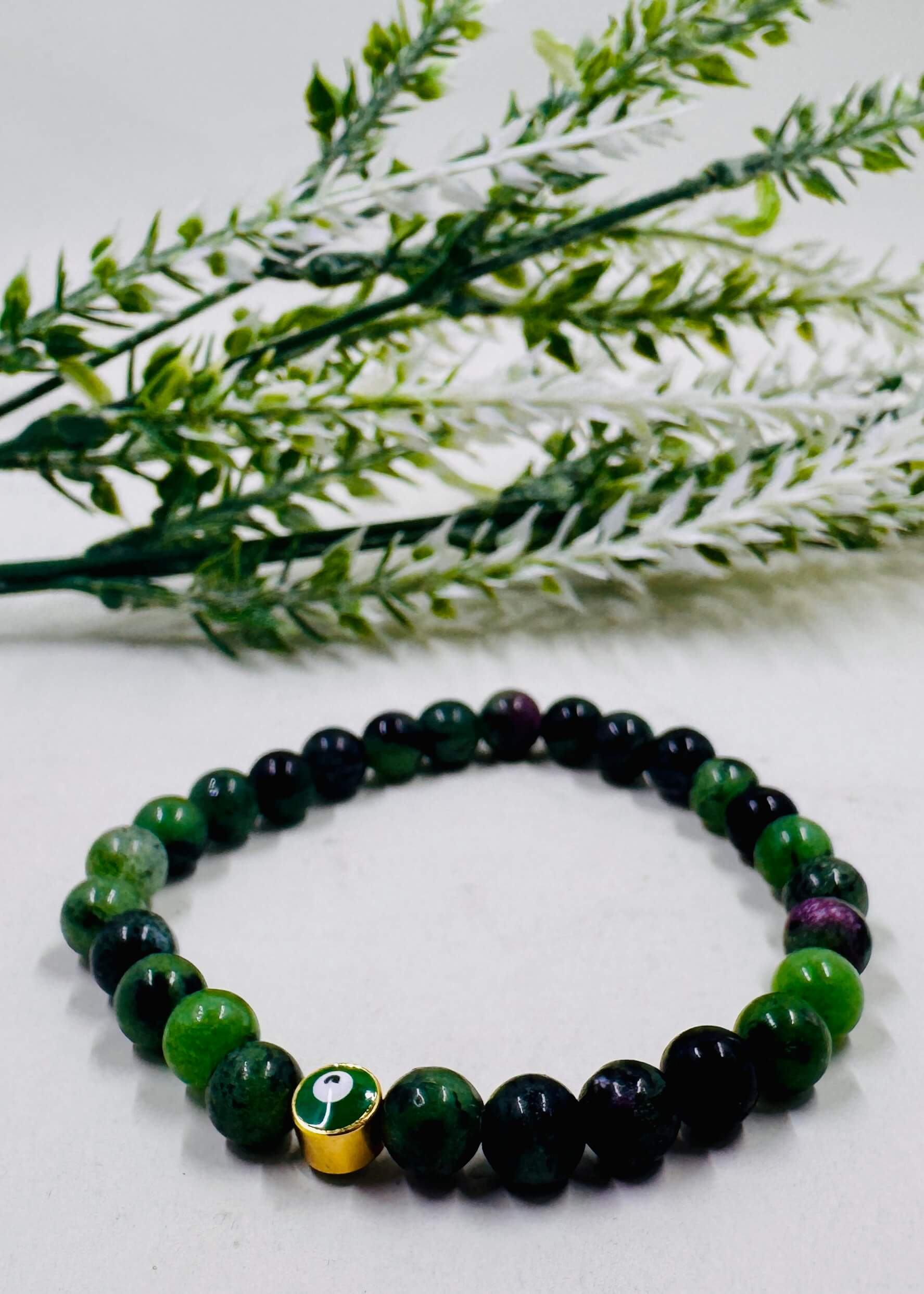 Ruby in Ziosite Healing Bracelet - Appreciation