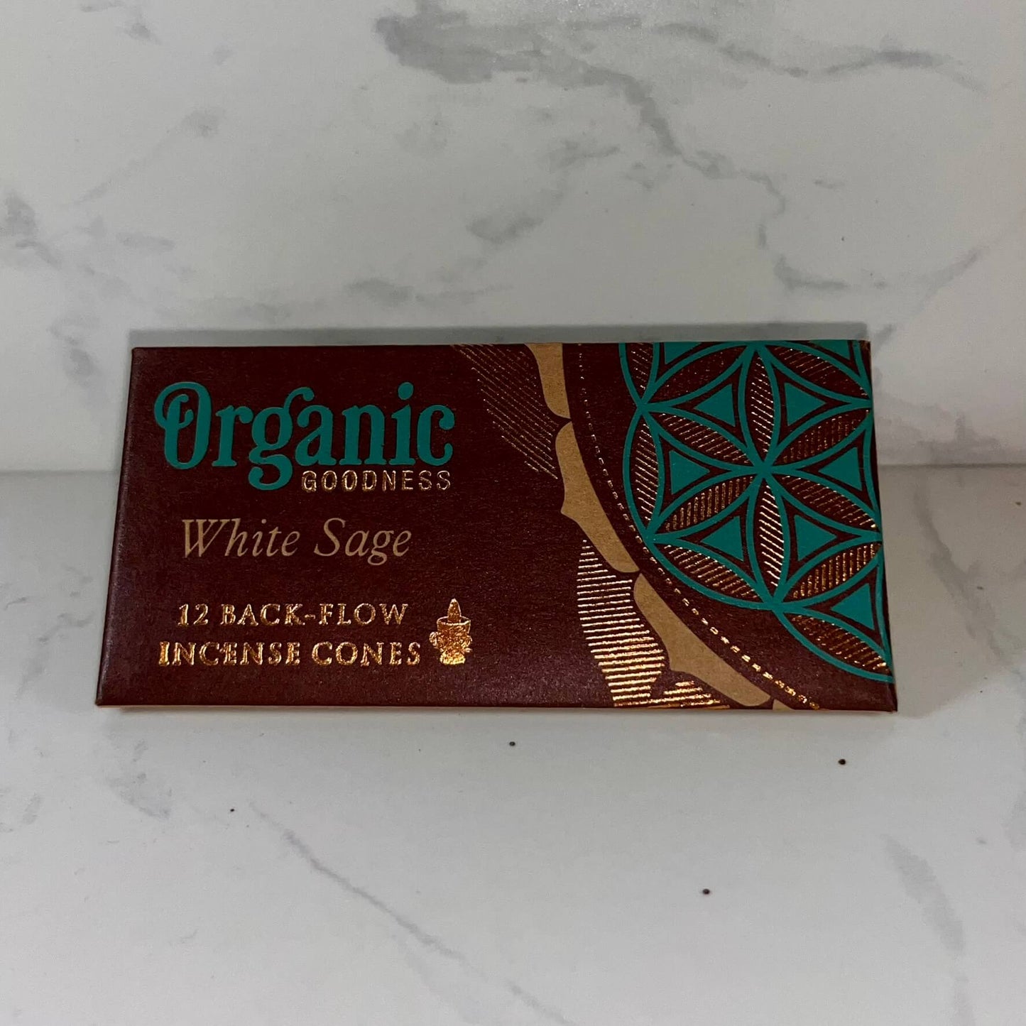 Organic Goodness Backflow Cones WHITE SAGE