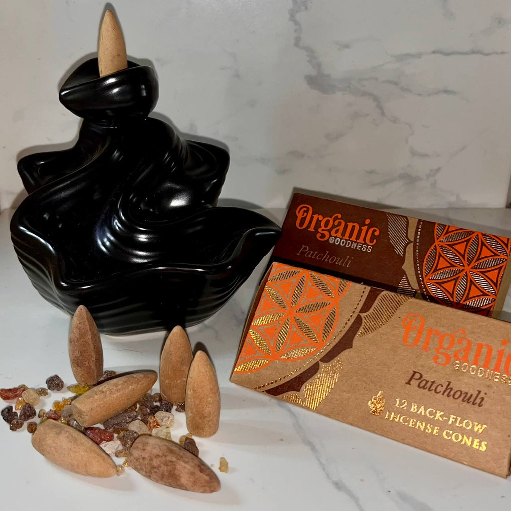 Organic Goodness Backflow Cones PATCHOULI