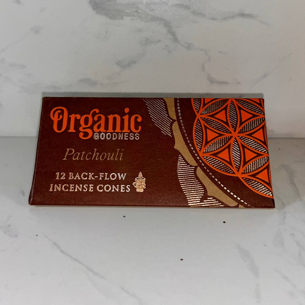 Organic Goodness Backflow Cones PATCHOULI
