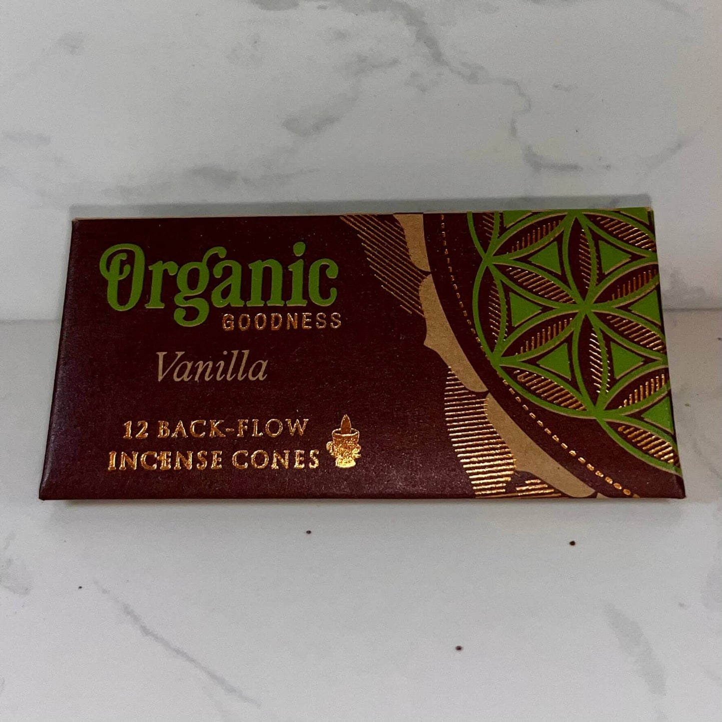 Organic Goodness Backflow Cones VANILLA