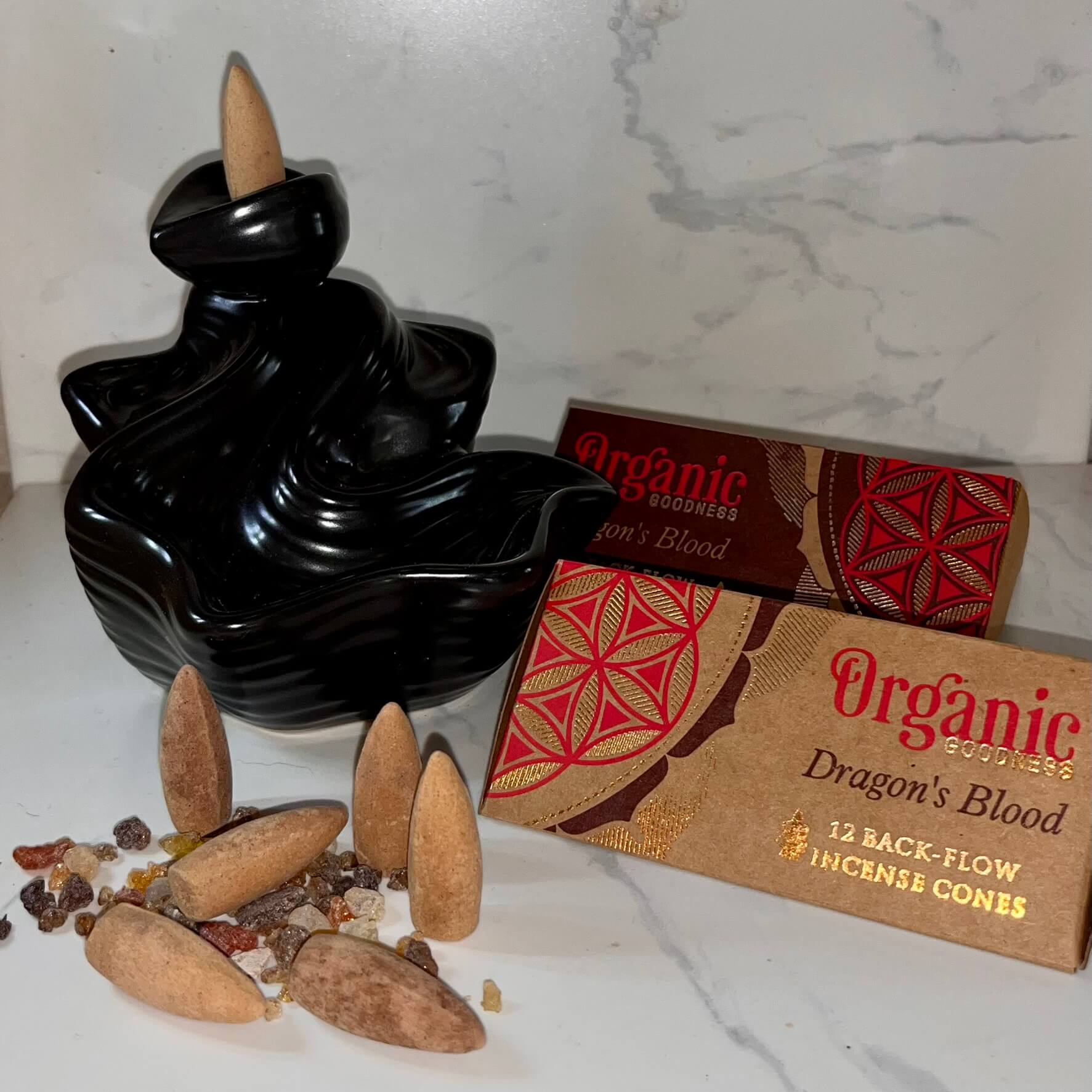 Organic Goodness Backflow Cones DRAGONS BLOOD