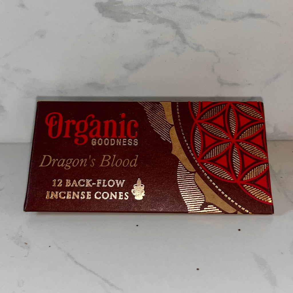 Organic Goodness Backflow Cones DRAGONS BLOOD
