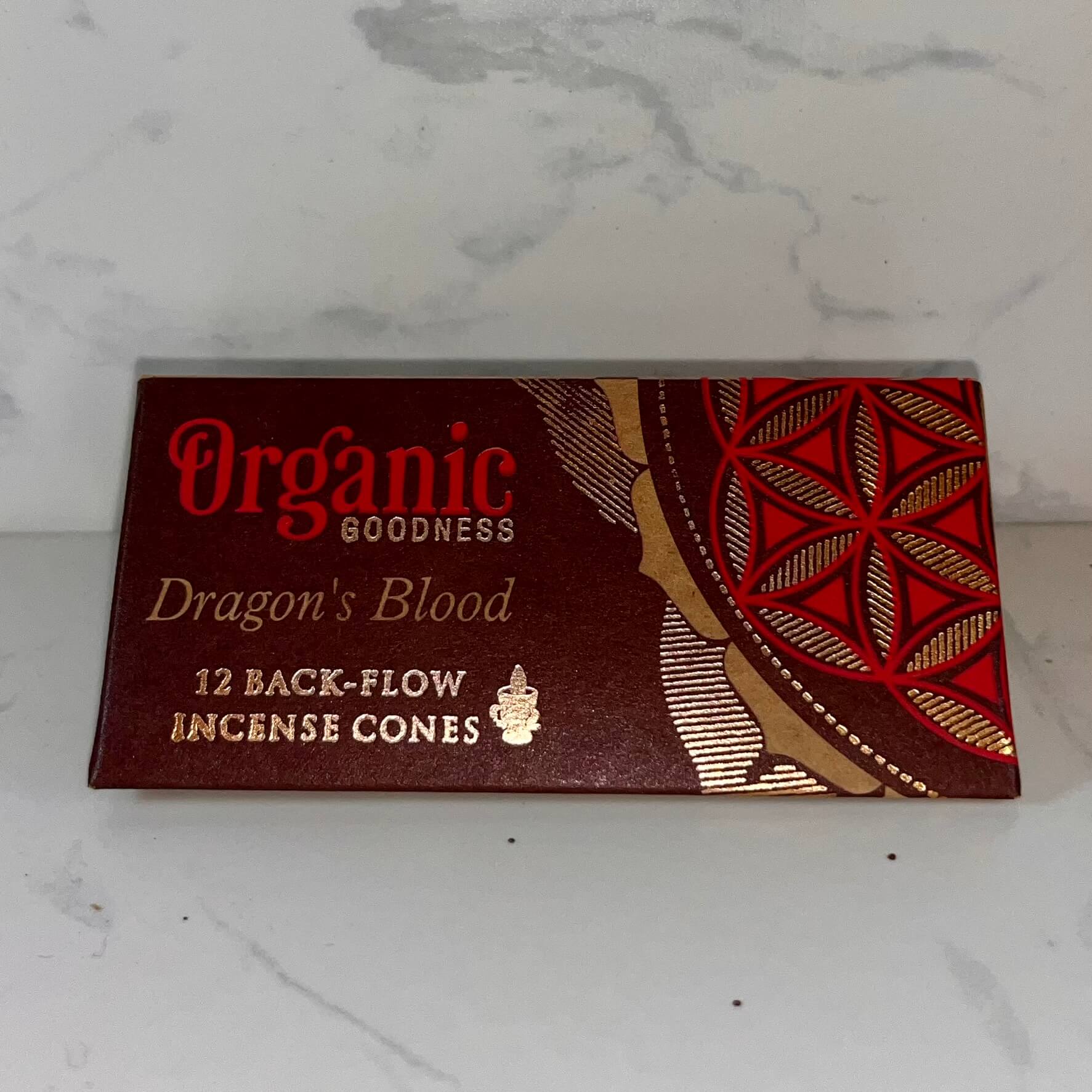 Organic Goodness Backflow Cones DRAGONS BLOOD