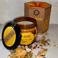Organic Goodness Soy Candle SANDALWOOD in Amber Glass Jar