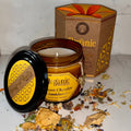 Organic Goodness Soy Candle SANDALWOOD in Amber Glass Jar